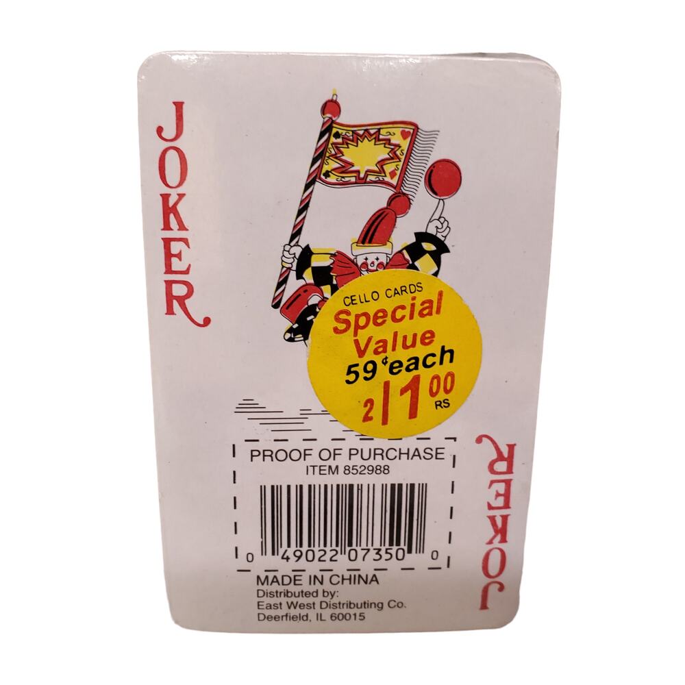 Vintage Playing Cards Joker Special Cello Cards Game Cards Poker